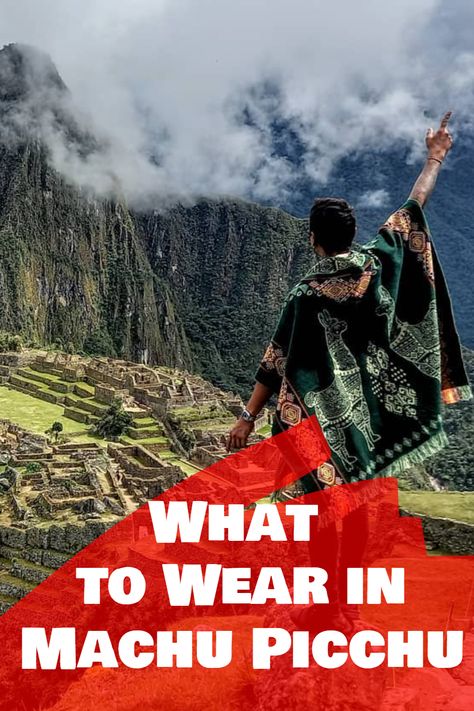 Looking for the perfect outfit for your Machu Picchu adventure? Look no further! Our blog post has got you covered with all the tips and tricks you need to know about what to wear in Machu Picchu. From comfortable shoes to breathable clothing, we've got all the essentials covered. Check out our blog post now to make sure you're dressed for success on your Peru trip! What To Wear To Machu Picchu Peru, What To Wear In Peru, Machu Picchu Outfit, Peru Outfits, Peru Clothing, Galapagos Islands Travel, Peru Trip, Peru Vacation, Peruvian Cuisine