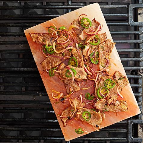 Beef Teppanyaki | Williams-Sonoma Beef Teppanyaki, Himalayan Salt Block Recipes, Teppanyaki Recipe, Salt Block Recipes, Himalayan Salt Block Cooking, Salt Block Cooking, Himalayan Salt Block, Salt Block, Food Contest