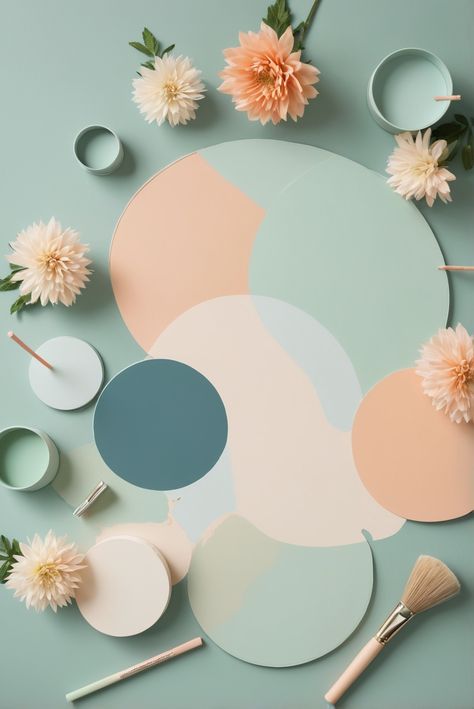 Ready to transform your kitchen with the Best 5 Palettes SW colors featuring Mint Green and Peach? Dive into this daily routine for interior design inspiration.
#ad  


#kitchen
#wallpaint2024
 #color2024
 #DIYpainting
 ##DIYhomedecor
 #Fixhome Colors With Mint Green, Green Color Palette Living Room, Mint Green Color Palette, Mint Color Palettes, Mint Green Paints, Mint Bathroom, Peach Bedroom, Mint Paint, Ad Kitchen