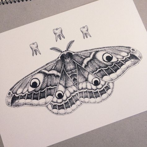 Emperor Moth Emperor Moth Tattoo, Moth Tattoo Meaning, Emperor Moth, Moth Drawing, Moth Tattoo Design, 16 Tattoo, Bug Tattoo, Insect Tattoo, 100 Tattoo