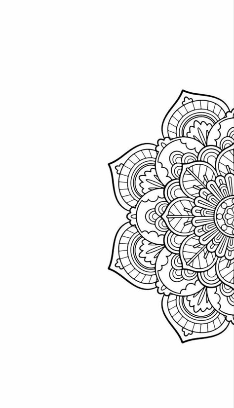 2019 Wallpaper, White Background Wallpaper, Mandala Wallpaper, Background Phone, Muster Tattoos, Tumblr Backgrounds, Mandala Art Lesson, Wallpaper White, Black And White Background