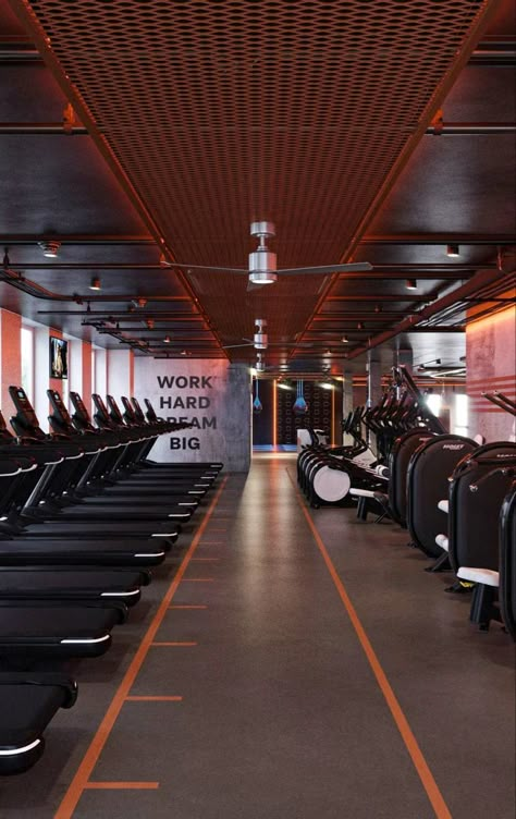 Gym Walls Interior, Gym Interior Design Ideas, Gym Treadmill, Commercial Gym Design, Creative Home Decor Ideas, Fitness Center Design, Small Home Gym Ideas, Boutique Gym, Gym Design Interior