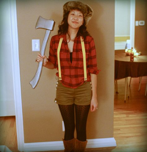 Lumberjack Halloween costume Cheap Diy Halloween Costumes, Lumberjack Halloween, Cheap Halloween Costumes Diy, Lumberjack Costume, Work Costumes, Cheap Diy Halloween, Concert Costumes, Cheap Halloween Diy, Lumberjack Party