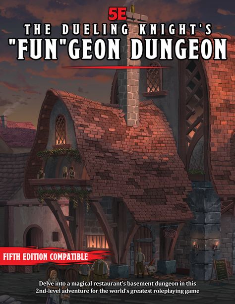 FULL ADVENTURE: The Dueling Knight's "Fun"geon Dungeon | Adventures Await on Patreon Dnd One Shot Adventure, Dnd Modules, Dnd Store, Dungeons And Dragons Pdf, Dnd Lore, Dm Notes, Quest Ideas, Dungeons And Dragons Books, Dungeons And Dragons Adventures