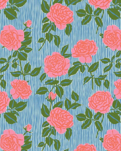 Emily Taylor (Hicks) (@emily_illustrates) • Instagram photos and videos Taylor Hicks, Emily Taylor, Surface Pattern Design Inspiration, Wallpaper Background Design, Pattern Design Inspiration, Floral Pattern Design, Preppy Wallpaper, Snowy Day, Fruit Print