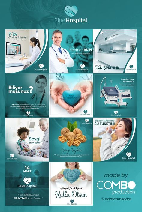 design editable canva templates for social media posts Medical Instagram Feed, Media Production Logo, Medical Design Graphics, Medical Banner Design, Medical Graphic Design, Medical Social Media Design, Product Social Media Design, Hospital Banner, Social Media Design Ideas