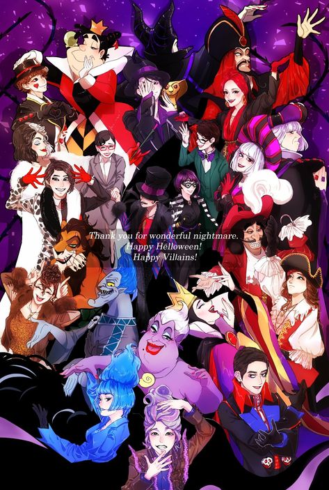 Disney Villain Recruiters, Disney Anime Style, Disney Gender Bender, Disney Villain, Disney Crossovers, Tokyo Disney Sea, Disney Villains Art, Mickey Mouse And Friends, Disney Fun