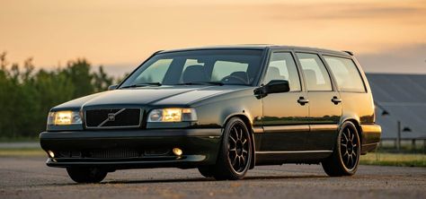 This 1996 Volvo 850 T5R is available for sale on ClassicCars.com and has an upgraded turbocharged 2.3-liter engine paired with a 5-speed manual transmission Volvo Aesthetic, Volvo 850 T5r, Volvo 850 Wagon, Volvo T5, Volvo Station Wagon, Normal Cars, Volvo 850, R Wallpaper, Volvo 240