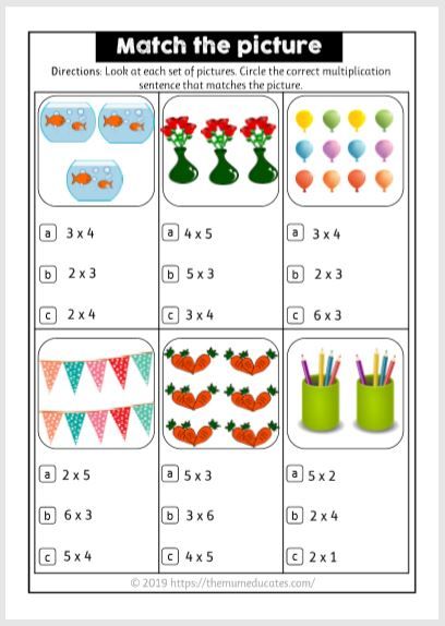 How to teach multiplication to KS1 children? Examples + FREE Printable - The Mum Educates Multiplication Year 2, Basic Multiplication Worksheets, How To Teach Multiplication, Multiplication By 2, Multiplication Printables, Multiplication Activity, Teach Multiplication, Basic Multiplication, Multiplication Strategies