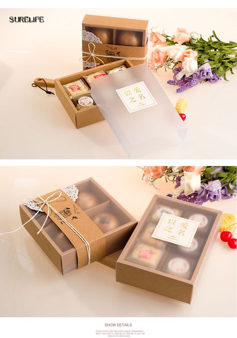 Home Made Food Gifts, Packing Baked Goods Packaging Ideas, Cake Packing Ideas, Box Bakery Packaging Ideas, Bakery Business Ideas, Cookie Packaging For Shipping, Box For Cookies Diy Packaging Ideas, Box Of Cookies Packaging, Boxes For Cakes Packing