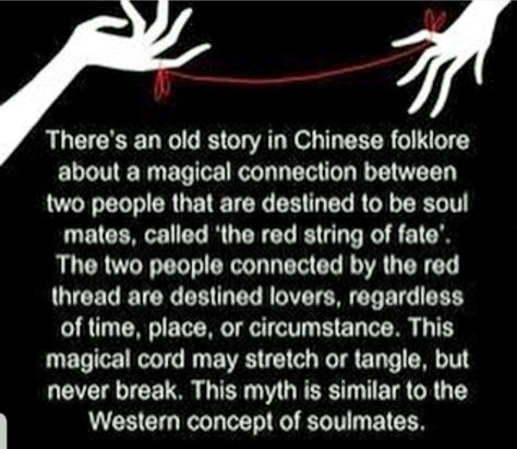 Red string of fate❤ Connection Between Two People, Fate Tattoo, Fate Quotes, Quotes For Him Love, String Of Fate, Red String Of Fate, Japanese Phrases, Quotes Friendship, Soul Mates