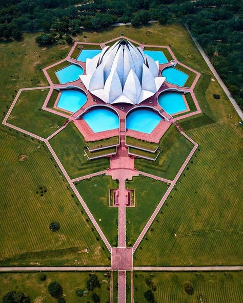 Stories of India on Instagram: “The Lotus temple. — Credits @i.satyam5 — #storiesofindia — Keep Clicking, Keep Sharing !! —” Lotus Temple Delhi, Lotus Temple, Temple India, Flower Symbol, Architecture Concept Drawings, Sketches Dresses, Concept Car Design, Indian Architecture, Flower Background Wallpaper