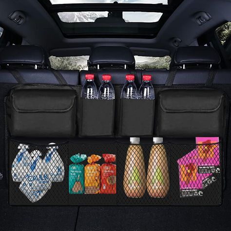 Car Boot Organiser, Van Organization, Car Trunk Organizer, Car Trunk Storage, Camping Accesorios, Wallpaper Luxury, Trunk Organizer, Backseat Car Organizer, Large Storage Bags