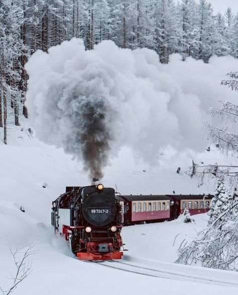 Going To Hogwarts, Steam Engine Train, New York Christmas Aesthetic, Polar Express Train Ride, Train Vacations, Hogwarts Christmas, Old Steam Train, Polar Express Train, Vacation Wishes