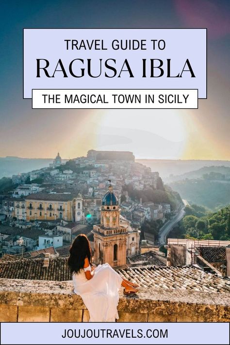 A Guide to Ragusa Ibla: Sicily's Most Magical Town. Ragusa Ibla, located in Eastern Sicily, is a hidden gem that truly stole my heart. The town is known for its distinctive cityscape characterized by a series of narrow, winding streets, and the dramatic landscape of limestone cliffs. Hidden gems in Italy Italy Destinations, Sicily Italy Travel, Amalfi Theme, Noto Sicily, Ragusa Sicily, Italy Bucket List, Italy Trip Planning, Dramatic Landscape, Visit Sicily