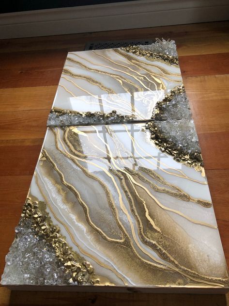 Epoxy resin wall art