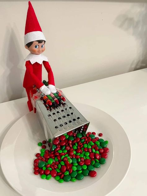 Elf Ideas Easy, Elf On The Shelf Idea, Elf Me, Elf Magic, Awesome Elf On The Shelf Ideas, Elf Activities, Xmas Elf, Elf Antics, Elf Fun