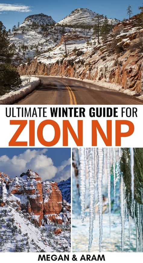 Trip To Zion National Park, Zion Hikes, The Narrows Zion, Zion National Park Hikes, Zion Utah, Hiking The Narrows, Winter Travel Destinations, Winter Things, Utah Travel