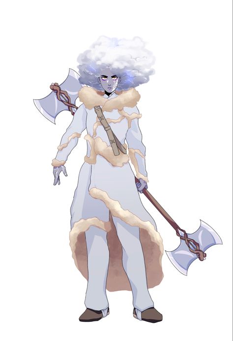 Storm herald barbarian storm genasi double axe Dnd Storm Herald Barbarian, Storm Genasi, Storm Herald Barbarian, Genasi Character Art, Genasi Dnd, Character Elements, Barbarian Art, Air Genasi, Water Genasi