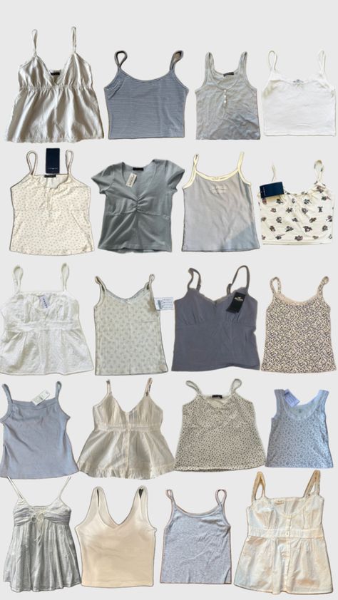 Tank top inspo Brandy Melville Outfits For School, Cute Brandy Melville Outfits, Brandy Melville Outfits Aesthetic, Brandy Melville Outfits Summer, Brandy Melville Summer, Brandy Melville Shirts, Summer Tanks, Brandy Melville Outfits, Tank Tops Summer