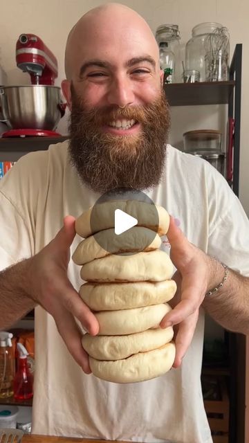 Ben Siman Tov on Instagram: "I hope you already know that pita is the best breads on earth, perfect for sandwiches but also for literally anything! Pita is one of the biggest loves of my life, still cannot hold the excitement every time it puffs up on the pan. Make pita this summer gingis!

Full recipe is on my website 👉🏼BenGingi.com

YASSS!

#pita #pitabread #pitarecipe #flatbread #hummus" Best Breads, Pita Recipes, Pita Bread, Easy Food, Flatbread, Pita, Hummus, On Earth, My Website