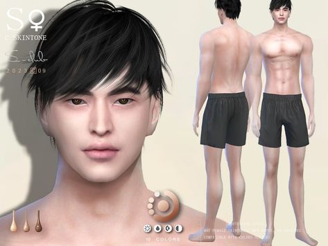 The Sims Resource - Naturel muscle male skintone 0923 Sims Men Clothes, Mod For Sims 4, Sims 4 Men Clothing, The Sims 4 Skin, Sims 4 Cas Mods, Sims 4 Cc Skin, Sims 4 Cc Makeup, Sims 4 Teen, Sims Ideas