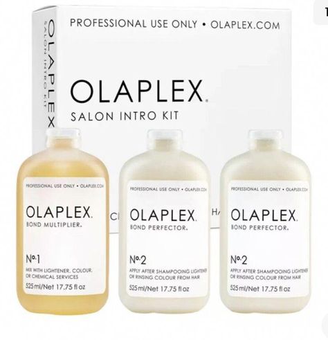 OLAPLEX Professional Salon Intro Kit 3 Piece Authentic, Sealed & NEW Fresh Stock. Prevent Hair Breakage, Vegan Hair Care, Hair Care Brands, Vegan Hair, Curl Pattern, Best Salon, Salon Services, Normal Hair, Hair Breakage