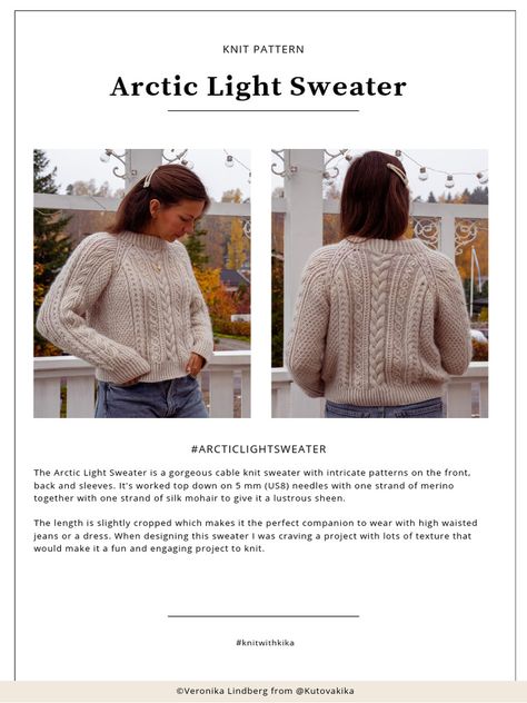 Scribd is the world's largest social reading and publishing site. Cable Knit Raglan Sweater, Raglan Cable Sweater Pattern, Chunky Cable Sweater Pattern, Arctic Light Sweater, Petite Knit Sweater, Cable Knitting Patterns Sweater, Top Down Raglan Sweater Knitting Pattern Free, Cable Patterns Knitting, Cropped Knit Sweater Pattern