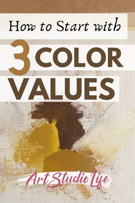 Painting Values Lesson, Color Value Painting, Limited Palette, Color Palette Painting, Color Value, Value Study, Art Techniques Tutorial, Value Painting, Color Mixing Guide