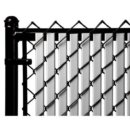 Gray 8ft Tube Slat Chain Link Fence Cover, Fence Architecture, Pagar Modern, Fence Cover, Balcony Fence, Fencing And Gates, Easy Fence, Fence Stain, Small Backyards