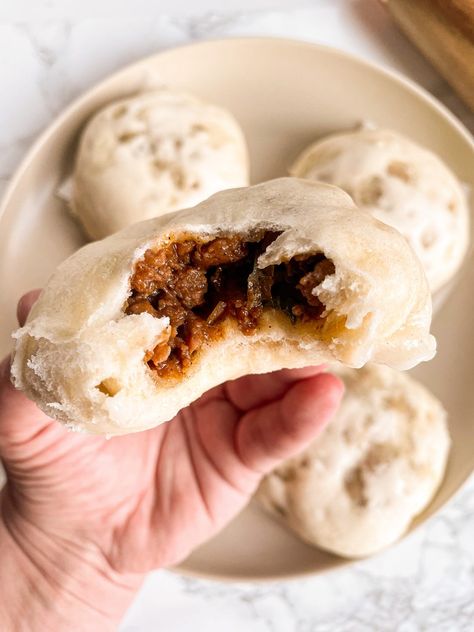 Char Siu Bao (Steamed Pork Buns) | An Easy Shortcut Recipe Pork Buns Recipe, Pork Bao, Pao Recipe, Bao Recipe, Char Siu Bao, Real Chinese Food, Samoan Food, Siu Bao, Steam Buns