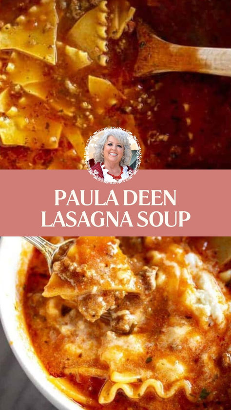 Paula Deen Lasagna Soup Lasagna Soup Paula Deen, Best Ever Lasagna Soup, Six Sisters Lasagna Soup, The Kitchen Girl Lasagna Soup, Salt And Lavender Lasagna Soup, Paula Deen Lasagna Soup, Broccoli Lasagna Soup, Lasagna Soup With Hamburger, Lasagne Soup Recipe Ground Beef