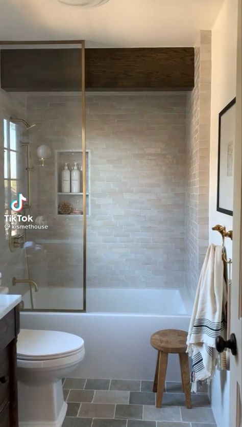 Tub Shower Combo Remodel, Kismet House, Deep Bathtub, Restroom Renovation, Bathtub Shower Combo, Modular Bathrooms, Tub Remodel, Bathroom Decorating Ideas, Primary Bath