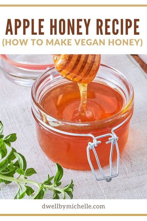 Sourwood Honey Recipe, Infused Honey Recipes How To Make, Diy Flavored Honey, Apple Recipes Preserving, Apple Juice Recipes Baking, Infused Honey Recipes, Apple Juice Recipes, Vegan Honey Recipe, Honey Soup