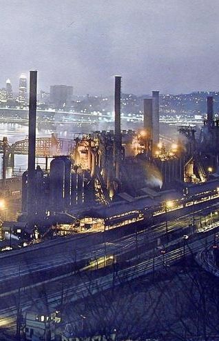 Steel Town - Pittsburgh, PA, but all the mills are gone from city limits.  Still it thrives! Forbes Field, La Confidential, Pittsburgh Pride, Vintage Pittsburgh, Metal Bridge, Pittsburgh City, Steel Mill, University Of Pittsburgh, Steeler Nation