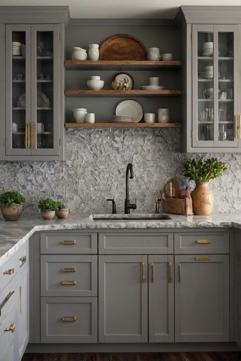 Discover 5 innovative ways to incorporate Dove Gray cabinets into your home decor. Elevate your kitchen with stylish and versatile Dove Gray for a modern and sophisticated look.
#ad  


#DecorIdeas
#wallpaint2024
 #color2024
 #DIYpainting
 ##DIYhomedecor
 #Fixhome Dove Gray Cabinets, Dove Gray Kitchen Cabinets, Grey Cabinets Kitchen, Gray Kitchen Ideas, Gray Cabinets Kitchen, Winchester House, Gray Kitchen Cabinets, Best Gray Paint, Best Gray Paint Color