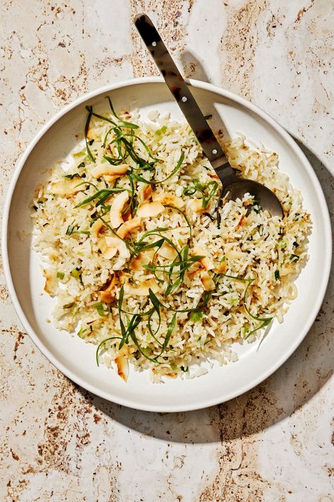 Simple and straightforward, coconut fried rice requires a few extra ingredients to liven up routine long grain white rice. Coconut Fried Rice, Long Grain White Rice, Rice Coconut, Rice Side Dish Recipes, Vegetarian Recipes Dinner Healthy, The Modern Proper, Modern Proper, Making Fried Rice, Risotto Rice