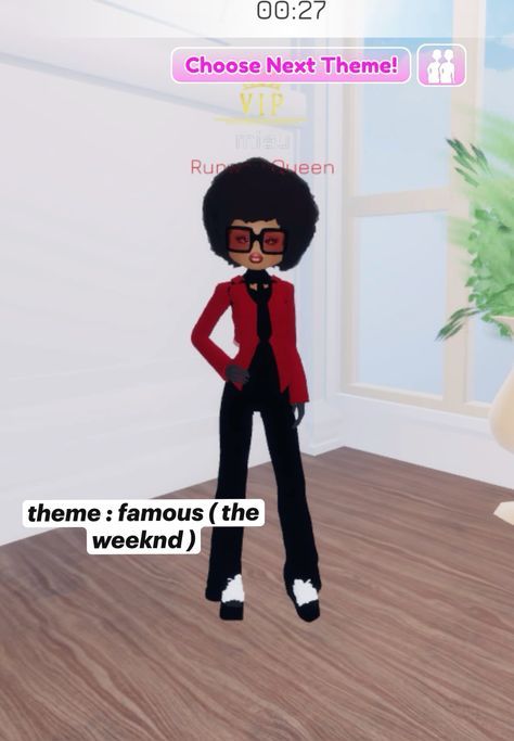 theme : famous ( the weeknd ) #roblox #dresstoimpress #outfits #fashion #robloxdresstoimpress #robloxoutfitideas #preppy #outfitidea Dress To Impress The Weeknd, Dti Outfits Roblox Celebrity, Celebrity Dress To Impress Roblox Game, Dti Outfit Famous Theme, Roblox Fashion Famous Outfits, Fav Aesthetic Outfit, Dti Theme Famous, Famous Dti Outfits, Dress To Impress Preppy Theme