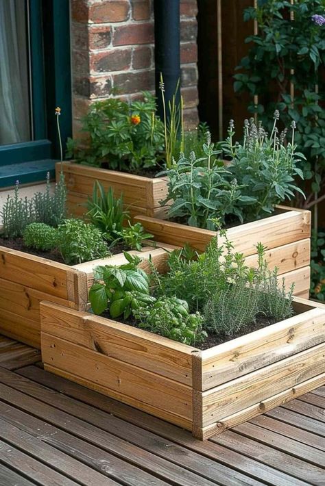 Garden Boxes Raised Layout, Corner Lot Landscaping Ideas, Corner Lot Landscaping, Plant Vibes, Corner Garden Ideas, Box Planters, Homesteading Ideas, Corner Garden, Veg Garden