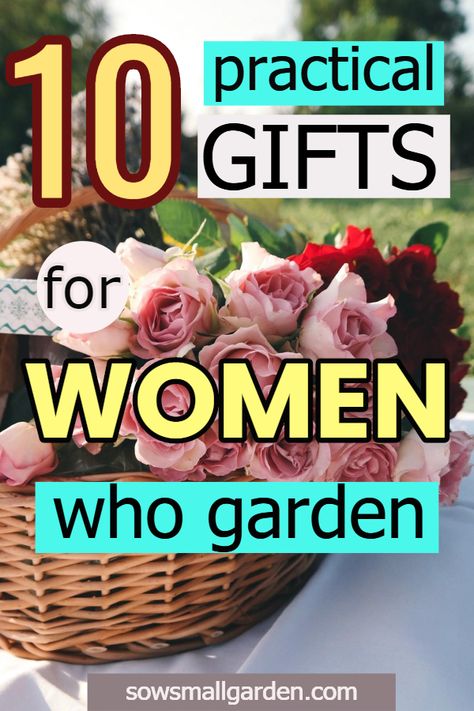 10 practical gifts for women who garden for any occasion. Gardening gifts. Garden gifts. Christmas gift ideas. #gardengifts Diy Gardener Gifts, Mother’s Day Gift Ideas For Gardener, Outdoor Gifts For Women, Mother’s Day Gardening Gift Ideas, Gardening Mothers Day Gifts, Homemade Gifts For Gardeners, Garden Party Gift Ideas, Gifts For A Gardener Mom, Gifts For Gardeners Diy