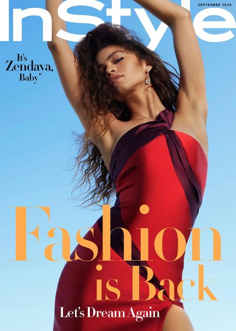 Estilo Kylie Jenner, Zendaya Style, Fashion Magazine Cover, Wearing All Black, Instyle Magazine, Zendaya Coleman, Vogue Covers, Looks Style, Popsugar