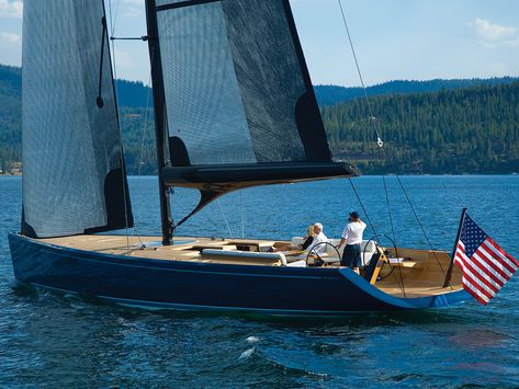 Wood Sailboat, Sailboat Living, Sailing Yachts, Sailboat Design, Classic Yachts, Sailing Boats, Life Aquatic, Cool Boats, Sail Boats