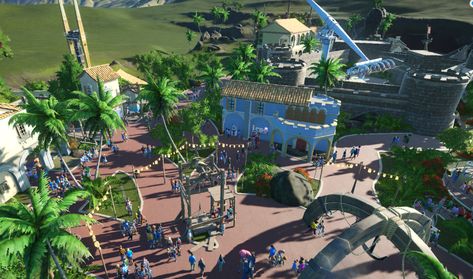 Planet Coaster Campaign - Pirate Battle WIP - Album on Imgur Pirate Battle, Zoo Tycoon, Architecture Portfolio Layout, Coaster Ideas, Planet Coaster, Luna Park, Portfolio Layout, Creative Mind, Architecture Portfolio