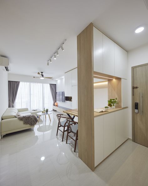 Condominium Interior Design Minimalist Small Apartments, Singapore Apartment Interior, Condo Minimalist Interior Design, Condominium Interior Design Minimalist, Small Condominium Interior Design, Condo Interior Design Small Minimalist, Condominiums Interior, Interior Design Condominium, Modern Condo Interior Design