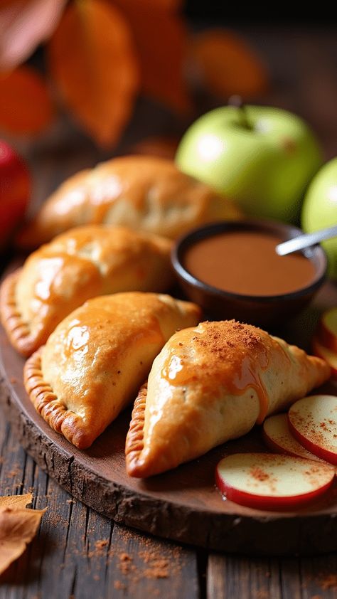 Caramel Apple Empanadas Carmel Apple Hand Pies Recipe, Apple Pie Empanadas Easy, Caramel Apple Filling Recipes, Apple Empanadas Recipe Easy, Easy Apple Empanadas, Caramel Apple Empanadas Taco Bells, Empanada Dessert, Apple Pie Empanadas, Caramel Apple Empanadas