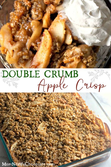 Pan Bars, Quick Apple Crisp, Apple Crisp Without Oats, Apple Crisp Pie, Classic Fall Desserts, Homemade Apple Crisp, Best Apple Crisp Recipe, Apple Crisp Cheesecake, Healthy Apple Crisp