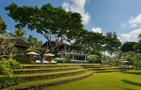 Pool, landscape Como Shambhala Estate, Como Shambhala, Hotels In Bali, Khao Yai, Stone Landscaping, Fort Myers Beach, Safari Lodge, Farm Stay, Colonial Style