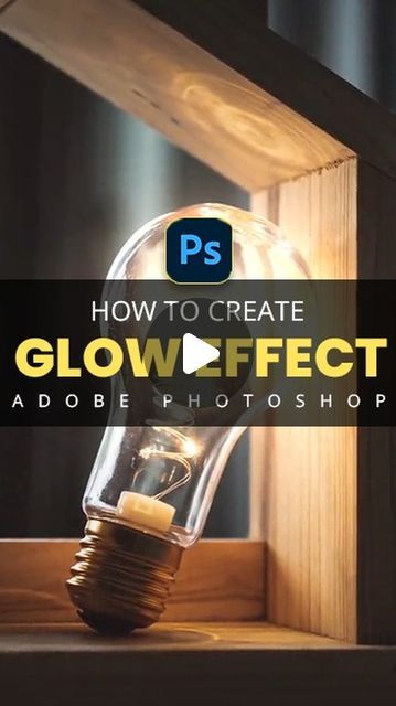 Adobe Tutorials, Glow Effect, Design Master, April 19, Photoshop Tutorial, Viral Videos, To Create, Photoshop, Graphic Design