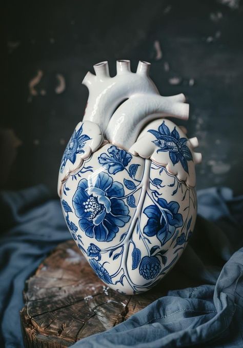 mcenzura Angel Sculpture Art, Anatomical Heart Art, Lyrics Tattoo, Porcelain Heart, Art Studio Organization, Director Of Photography, Angel Sculpture, Ceramic Heart, Anatomical Heart