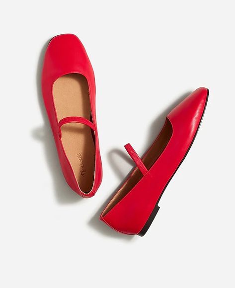 The Greta Ballet Flat | Madewell Style At A Certain Age, Work Flats, Leather Industry, Suede Ballet Flats, Madewell Shoes, Mary Jane Flats, Leather Ballet Flats, Ballet Flat Shoes, Ballet Flat